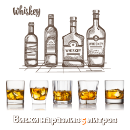 Виски на разлив, 5 литров: Jack Daniels • Jameson